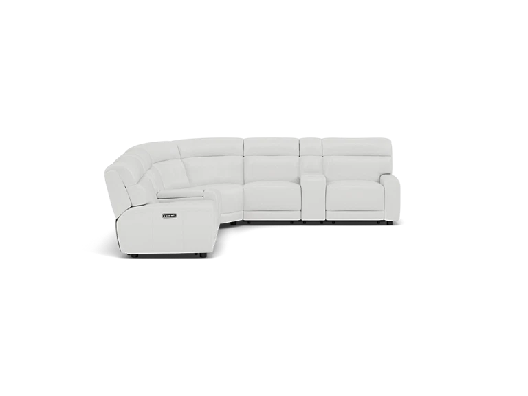 Morrow 7-Pc. Leather Fully Loaded Zero Gravity Reclining Modular